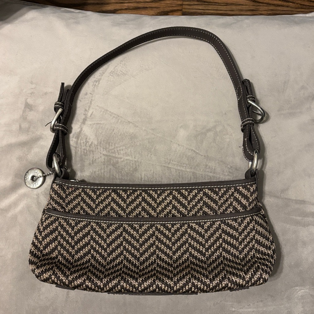 The Sak brown crochet shoulder bag *well loved*